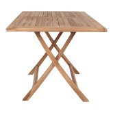 Spisebord i teaktræ 120x80xh75cm
