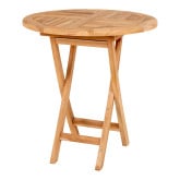 Spisebord i teaktræ Ø70x75cm
