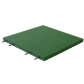 Gummiflise 50x50x3 cm grøn NORDIC PLAY Active 7,5 m2 - 30 stk.