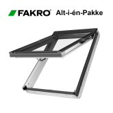 FAKRO tophængt vindue 94x140cm FPW-V Max U3E PreSelect - PAKKEPRIS