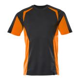 MASCOT ACCELERATE SAFE T-shirt til børn, mørk marine/hi-vis orange