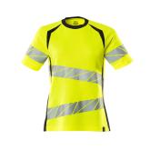 MASCOT ACCELERATE SAFE T-shirt, hi-vis gul/mørk marine