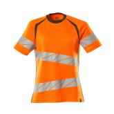 MASCOT ACCELERATE SAFE T-shirt, hi-vis orange/mosgrøn