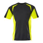 MASCOT ACCELERATE SAFE T-shirt til børn, sort/hi-vis gul