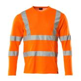 MASCOT SAFE CLASSIC T-shirt, langærmet, hi-vis orange