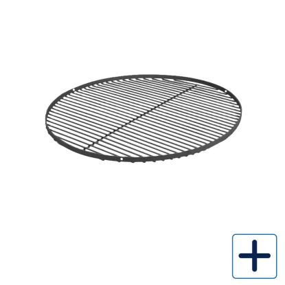 Cook King grillrist til drejegrill, naturstål, sort