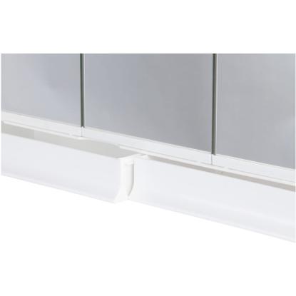 Nortiq Rano LED spejlskab, 59 x 51 x 16 cm, hvid