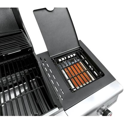 Landmann Triton 4.1 maxX gasgrill, rustfrit stål