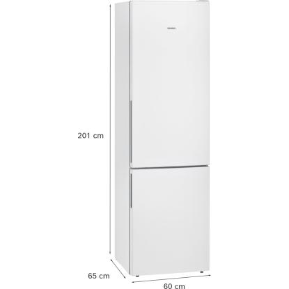 Siemens iQ500 fritstående kølefryseskab KG39EAWCA, 249 + 94 liter