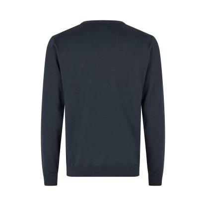 Seven Seas S670 The knit pullover med v-hals, navy