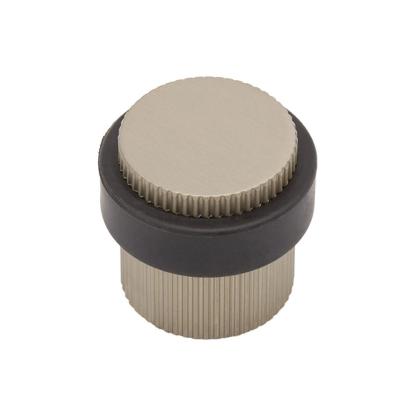 Beslag Design Helix Stripe dørstopper, Ø38 x 36 mm, rustfrit stål look