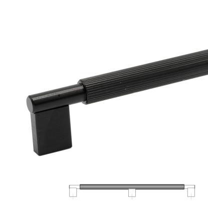 Beslag Design Arpa greb, 1178 mm, børstet sort