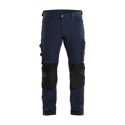 Blåkläder 1989 håndværker buks 4-vejs stretch x1900, mørk marineblå/sort