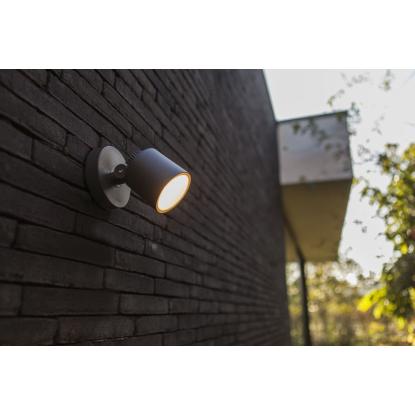LUTEC EXPLORER udendørs LED væglampe, IP54, mørk grå