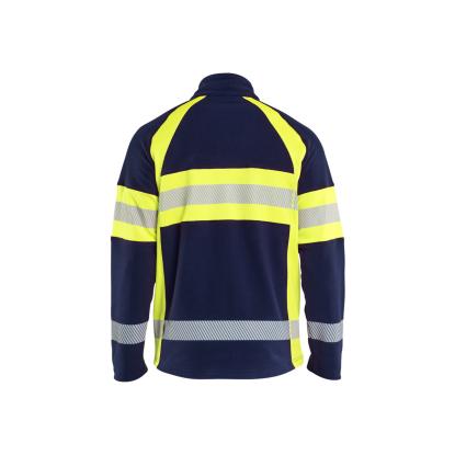 Blåkläder 4713 microfleece jakke, marineblå/hi-vis gul