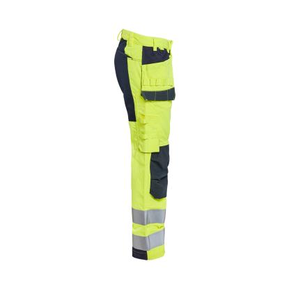 Blåkläder 1587 multinorm buks inherent med stretch, hi-vis gul/marineblå