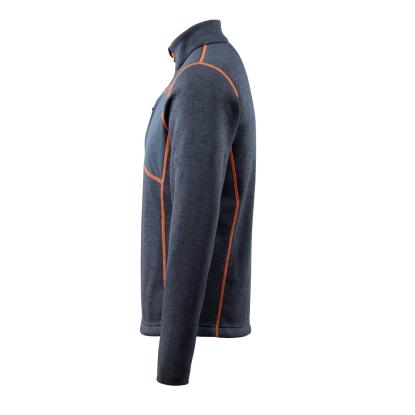 MASCOT HARDWEAR Reims striktrøje med kort lynlås, mørk marine