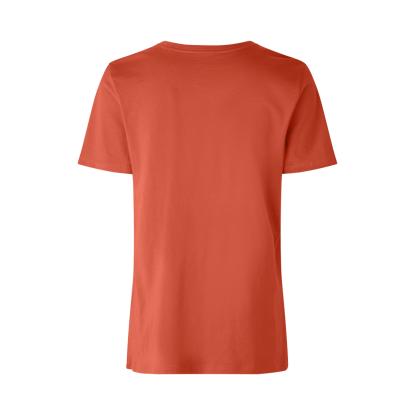 ID 0553 T-shirt, økologisk, dame, koral