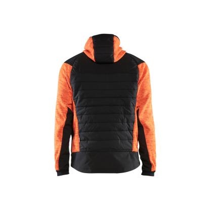 Blåkläder 5930 hybridjakke, hi-vis orange/sort