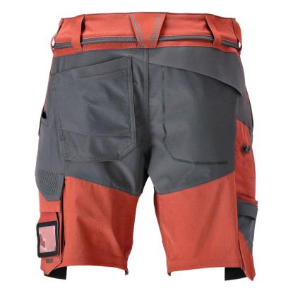 MASCOT CUSTOMIZED arbejdsshorts, efterårsrød/stengrå