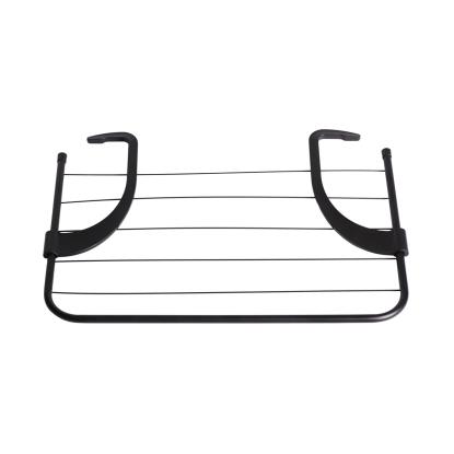 Trolla tørrestativ til hegn/altan/radiator/dør, sort, 3 meter tørreplads