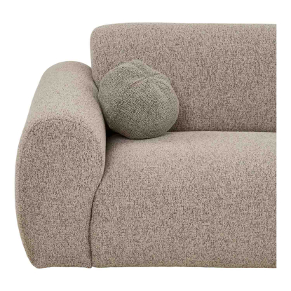 Clyde højrevendt loungesofa med to puder, stengrå