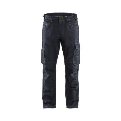 Blåkläder 1439 service buks denim stretch, marineblå