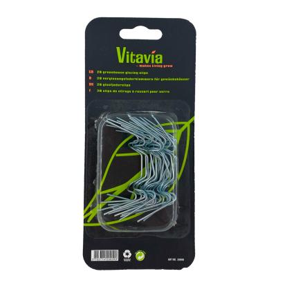 Vitavia glasclips, blank - 20 stk.