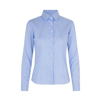 Seven Seas SS730 Fine Twill California skjorte, modern, dame, lys blå