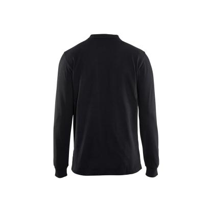 Blåkläder 3388 poloshirt lang ærme, sort