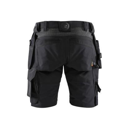 Blåkläder 1520 håndværker shorts 4-vejs stretch, sort/mørk grå