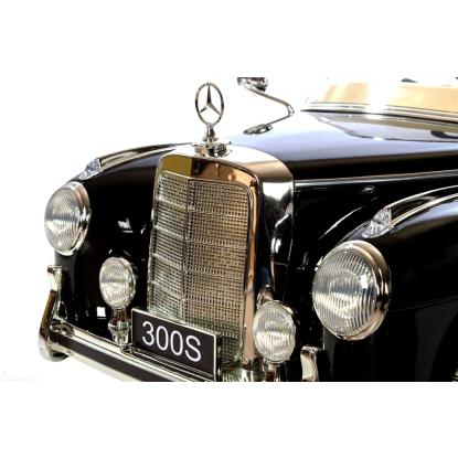Mercedes 300S elbil, 2 x 12V, sort
