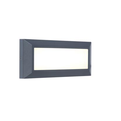 LUTEC HELENA udendørs LED væglampe, B23 cm, IP54, 4000K, mørk grå