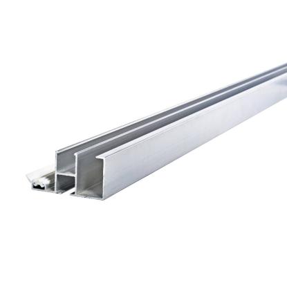 RIAS sideprofil med gummilister til 25 mm termoplader - 63 mm RIAS sideprofil med gummilister til 25 mm termoplader - 63 mm