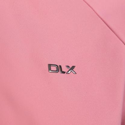 DLX GISELA Quickdry trøje med kort lynlås, dame, pink