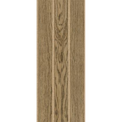 I-Wood Basic 3-lamel akustikpanel, mørkebrun olieret, brun filt og lys kerne, egefiner, 16 x 300 mm 
