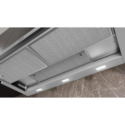 Siemens iQ300 skabsintegreret emhætte LI97RB531, sølv, 90 cm