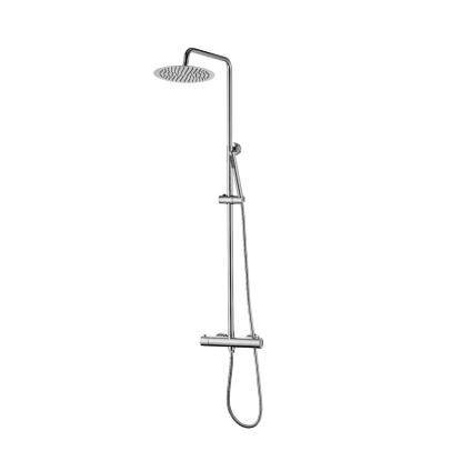 Danbad brusesystem med Rainshower, Ø250 mm, krom look