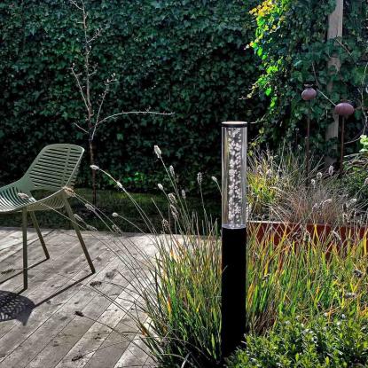 LightsOn Pollux havelampe, IP44, Ø5 x 64 cm, sort