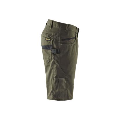 Blåkläder 1499 serviceshorts, olivengrøn/sort