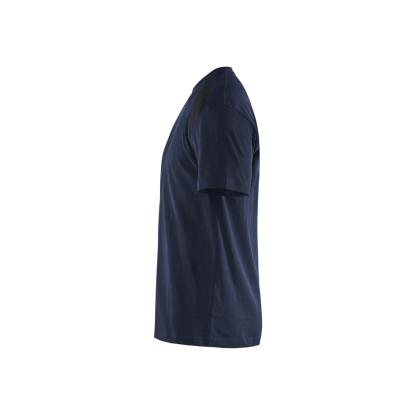 Blåkläder 3379 t-shirt, mørk marineblå/sort