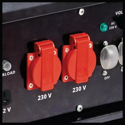 Einhell TC-PG 65/E5 generator, benzin, 2 x 230 V og 1 x 400 V Einhell TC-PG 65/E5 generator, benzin, 2 x 230 V og 1 x 400 V
