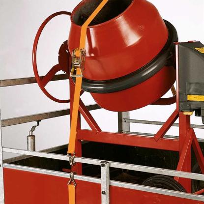 Jumbo bagagerem med click, orange, 38 mm, 6 meter