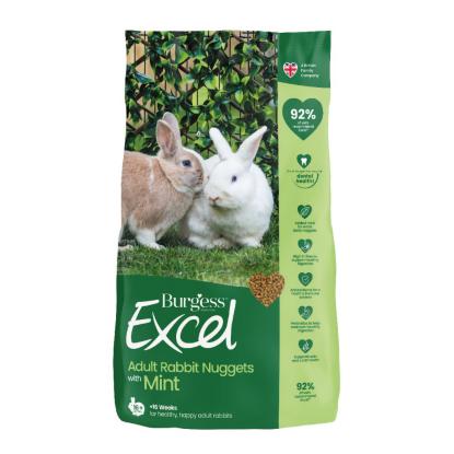 Burgess Excel kaninfoder til voksne kaniner - 9 kg