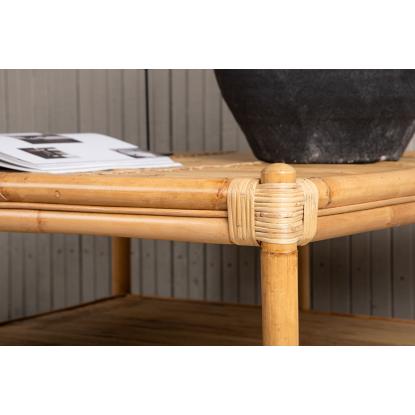 Venture Design Cane sofabord, bambus, 45 x 90 x 90 cm