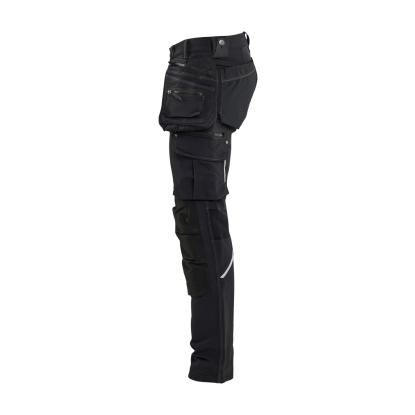 Blåkläder 1998 håndværker buks 4-vejs stretch x1900, sort