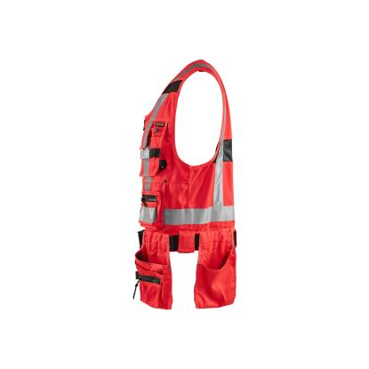 Blåkläder 3032 high vis håndværker vest, hi-vis rød