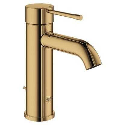 GROHE Essence New S  håndvaskarmatur med bundventil, poleret cool sunrise messing