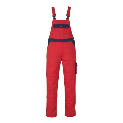 MASCOT IMAGE Milano overall med knælommer, rød/marine
