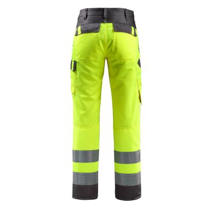 MASCOT SAFE LIGHT Maitland arbejdsbukser med knælommer, hi-vis gul/mørk antracit